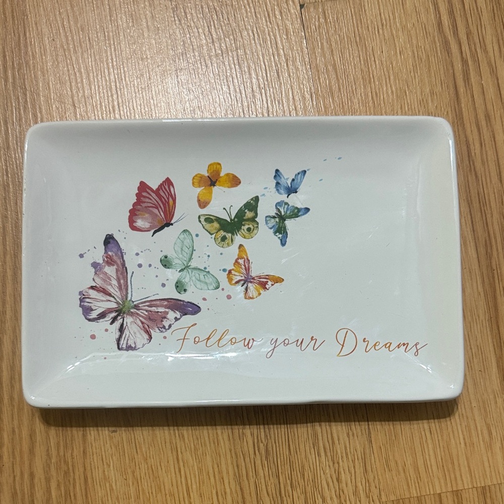 Butterfly Decorative Tray